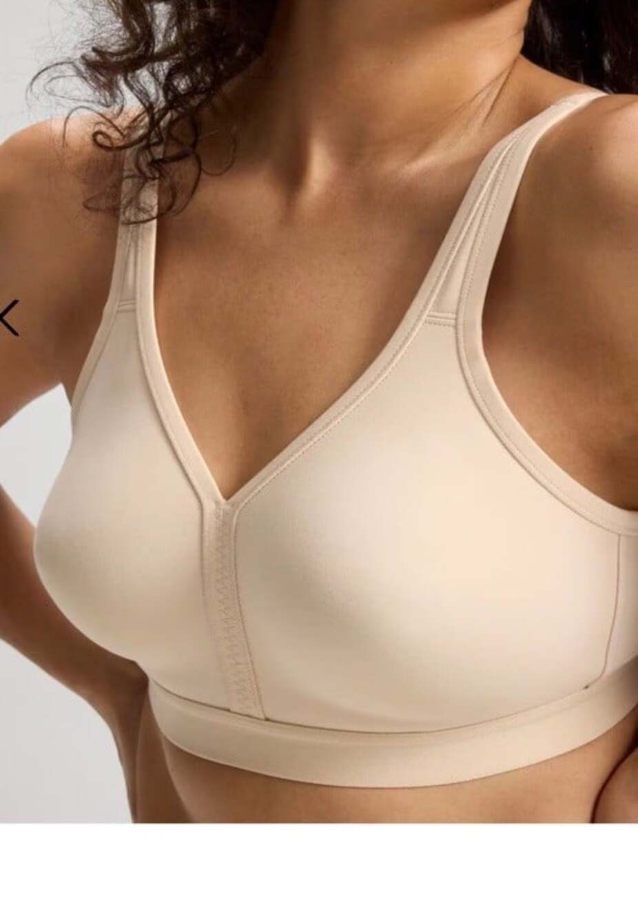SOMA NWT Beige Pale Sand 38H Embraceable Full Coverage Wireless Unlined Bra